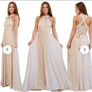 Infinity Dress Champagne